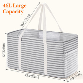Lifewit foldable tote bag compact storage when not in use.