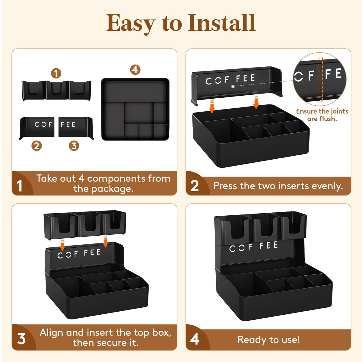 Lifewit food-grade PP material ensures durability and easy cleaning.
