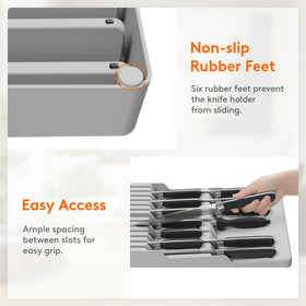 Lifewit BPA-free plastic construction ensures durable, safe storage.