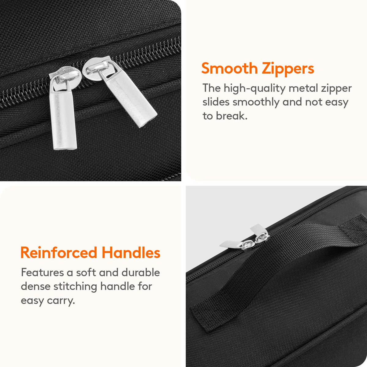 Lifewit insulated lunch bag with water-repellent exterior protects contents