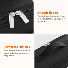 Lifewit insulated lunch bag with water-repellent exterior protects contents