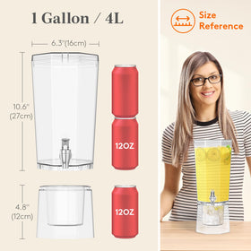 Lifewit gallon dispenser on stand showing stable base