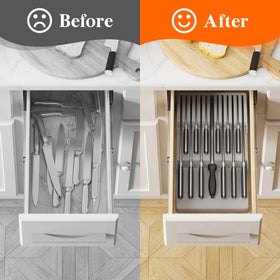 Lifewit gray finish adds a modern touch to kitchen organization.