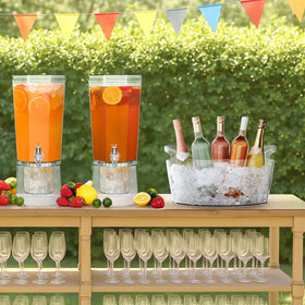 Lifewit ice bucket with side handles for easy transport