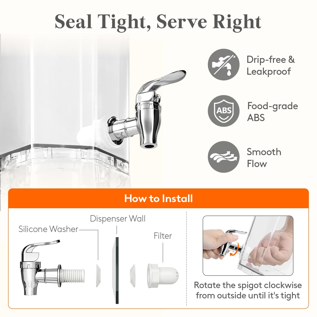 Lifewit ice core helps maintain chill between refills.