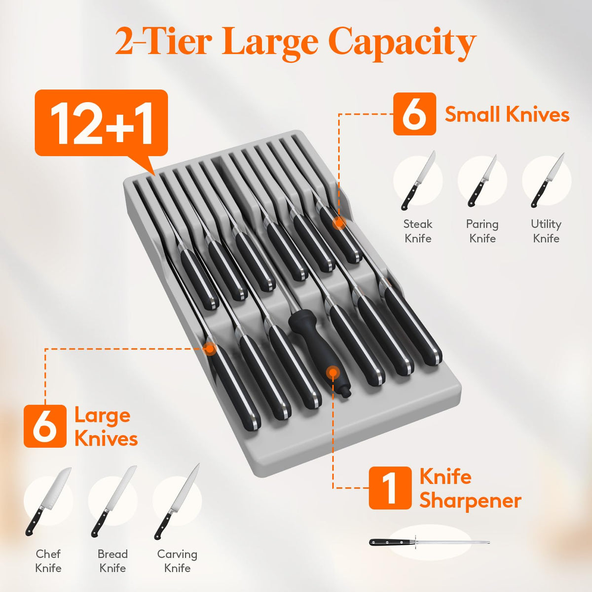 Lifewit drawer-block side view highlights comfortable grip and spacing.