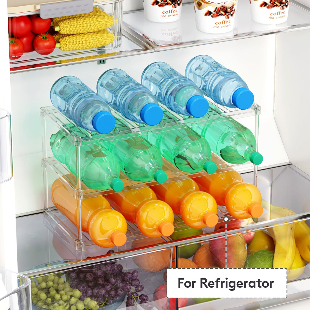Lifewit large drinkware storage fits up to 40 oz tumblers with easy access