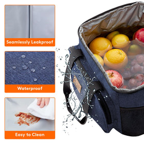 Lifewit Large Lunch Bag 15L capacity fits 24 cans.