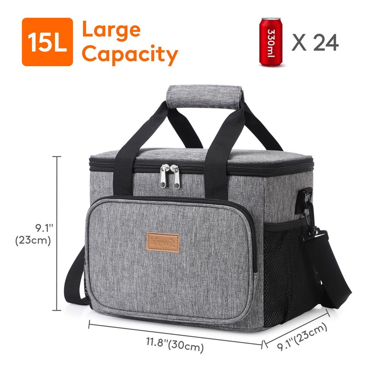 Lifewit 600D fabric offers durable and weather-resistant protection