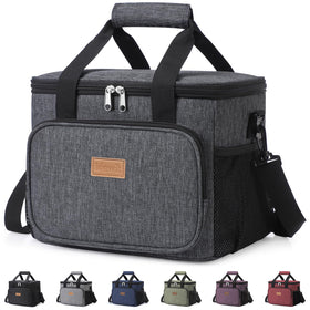 Lifewit large lunch bag with 15L capacity keeps meals fresh.
