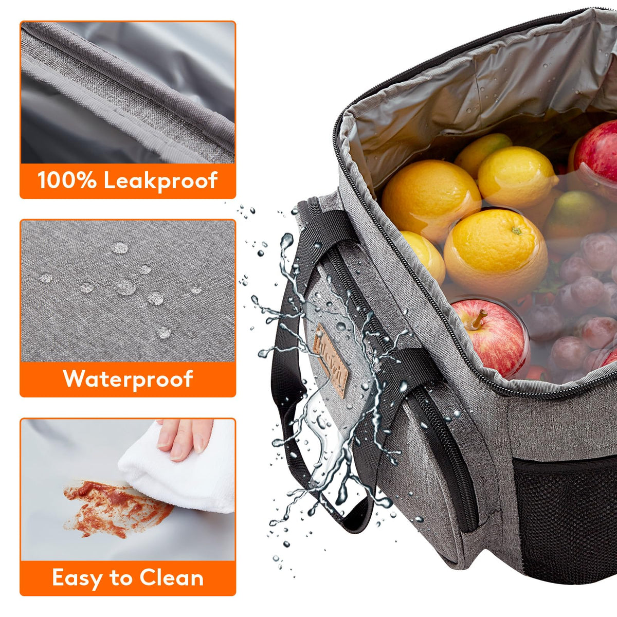 Lifewit shoulder strap and handles for easy carrying