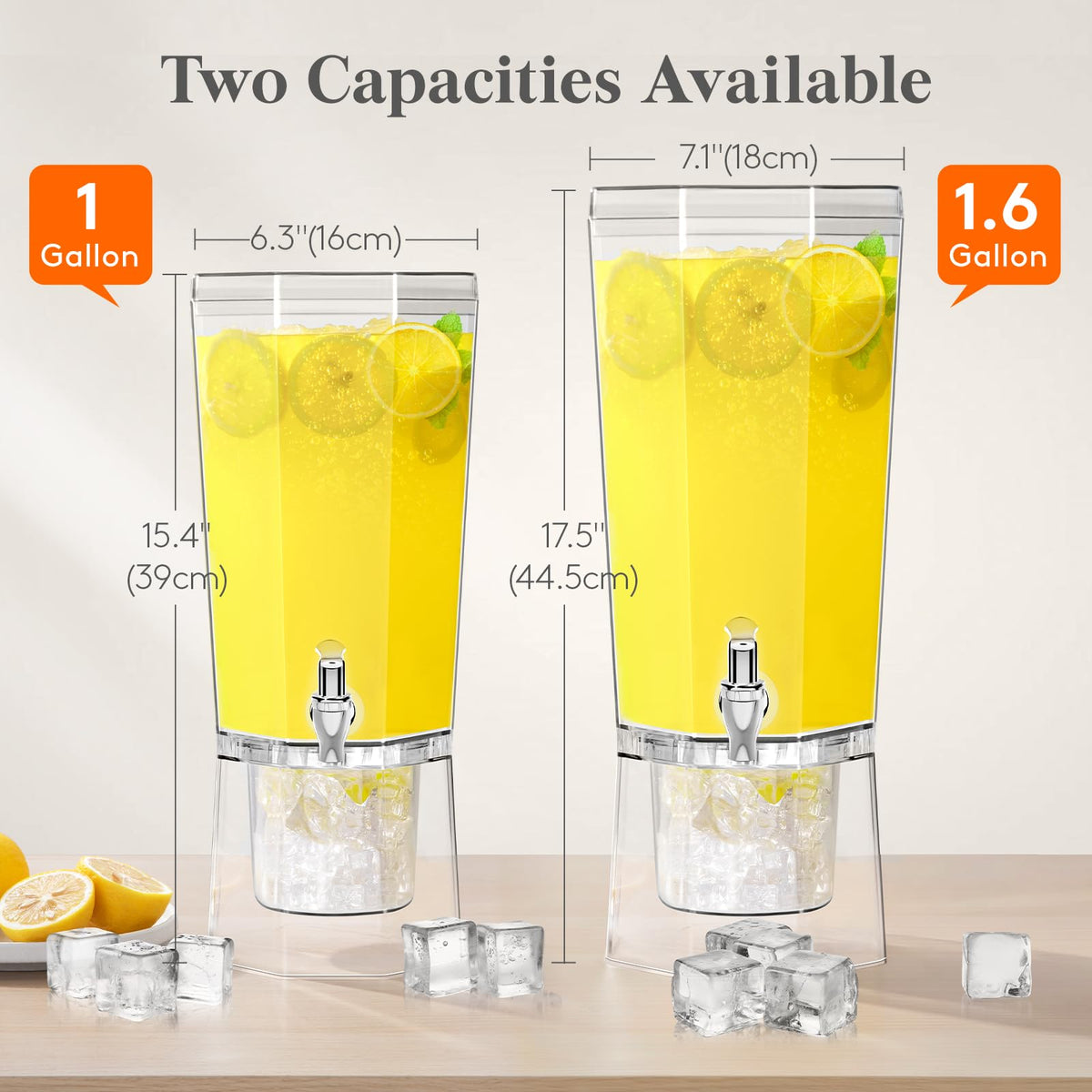 Lifewit leak-proof spigot preventing drips during serving
