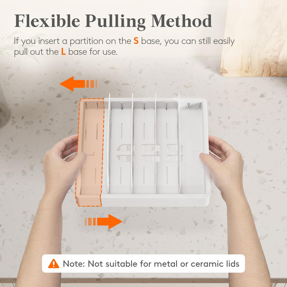Lifewit BPA-free material ensures durable, safe kitchen storage