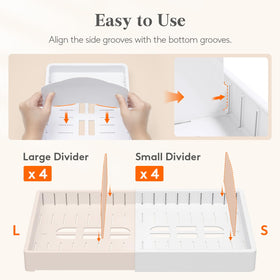 Lifewit lid organizer neatly fits in cabinet space, saving room