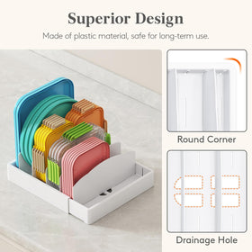 Lifewit lid organizer is easy to clean by hand for kitchens