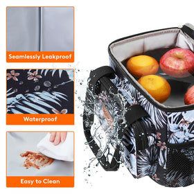 Lifewit Medium Lunch Bag durable zippers reduce breakage and simplify use.