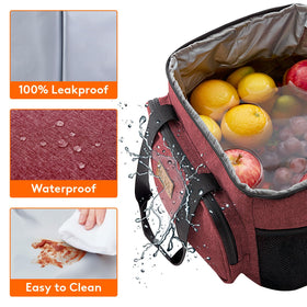 Lifewit wide-mouth opening makes packing and retrieving containers easy.