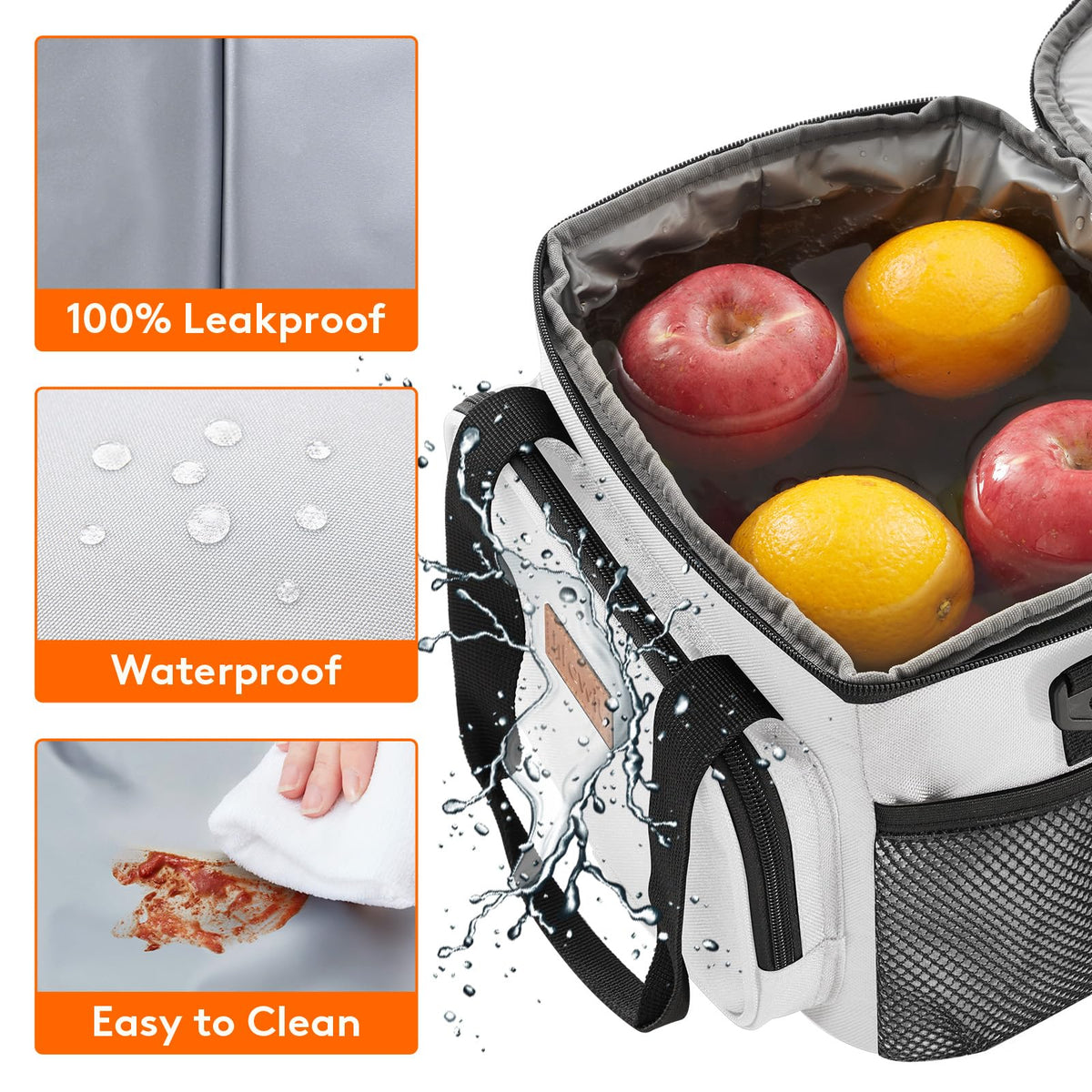 Lifewit bag wide-opening lid enables easy packing and access.