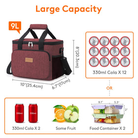 Lifewit 12-can capacity, roomy for meals and drinks