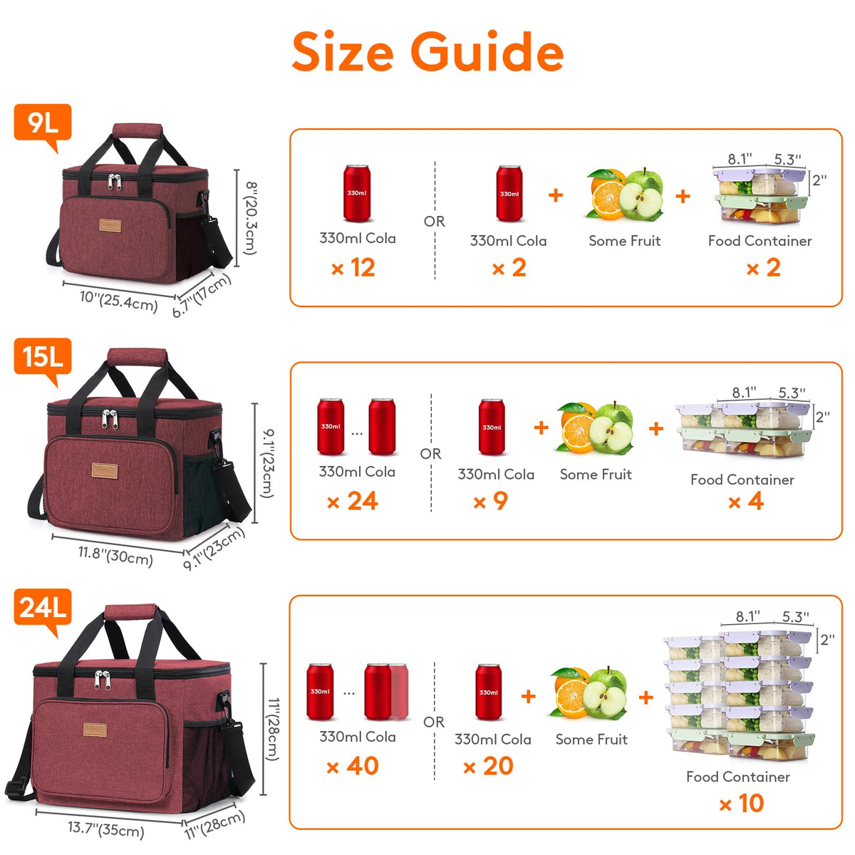 Lifewit front-pocket, extra space for keys and small items