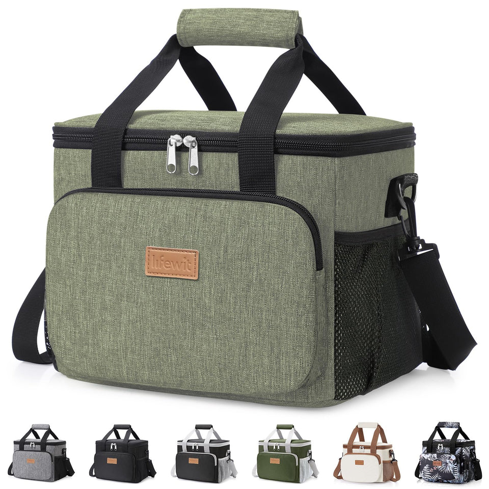 Lifewit Medium Lunch Bag with open lid for quick meal access