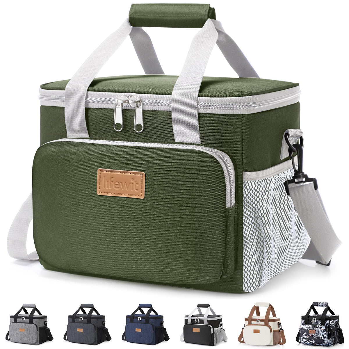 Lifewit lunch bag open lid for easy packing and access
