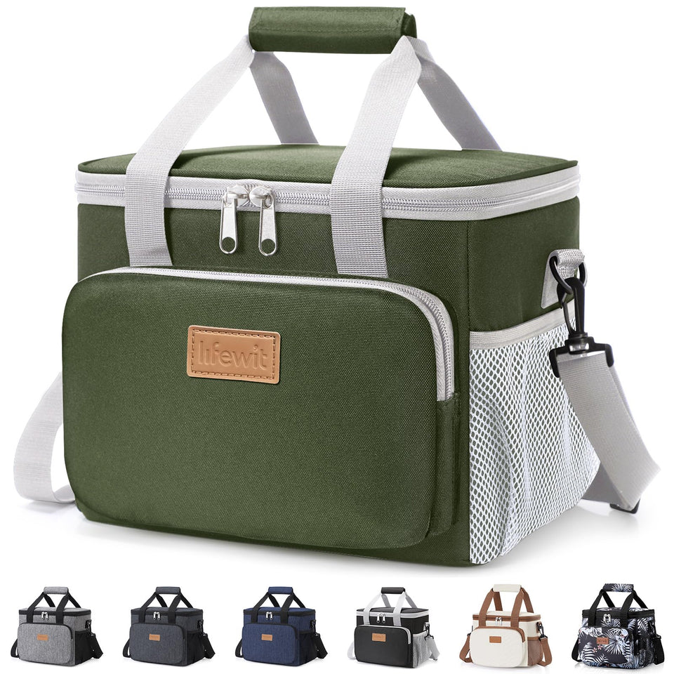 Lifewit lunch bag open lid for easy packing and access