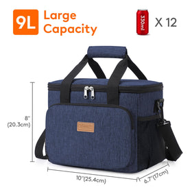 Lifewit lunch bag PEVA lining is food-grade for safe direct-food storage