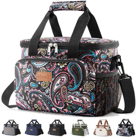 Lifewit Medium Lunch Bag shows thermal insulation for meals on the go.