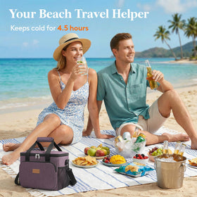 Lifewit lunch bag wide-opening design for quick meal access