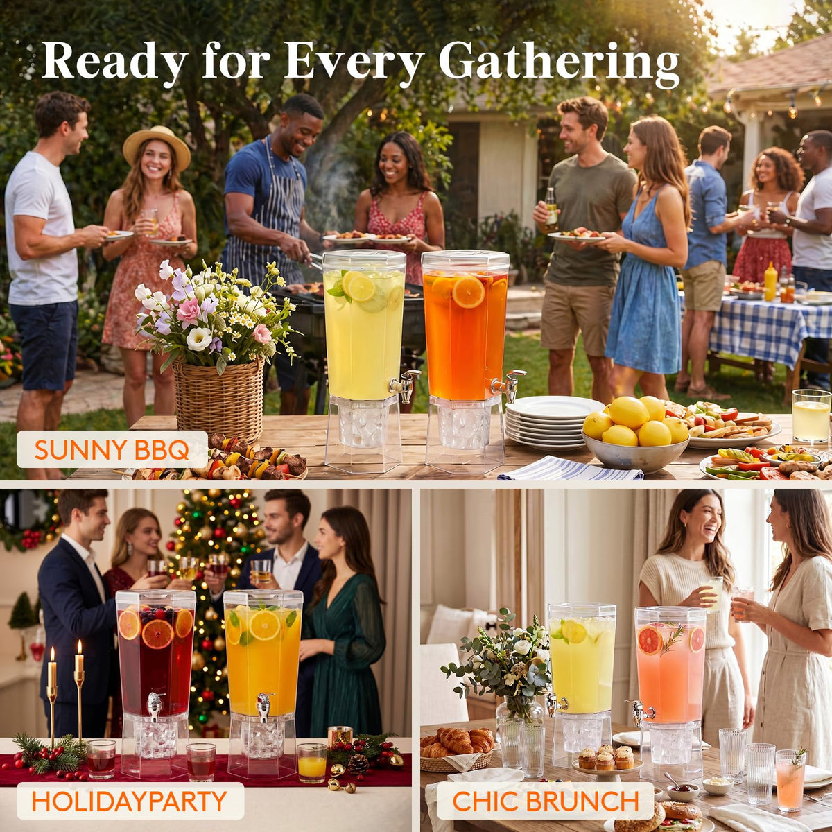 Lifewit outdoor patio display for cold drinks enjoyment