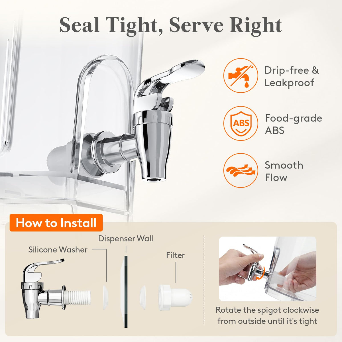 Lifewit ideal for lemonade and iced tea at backyard gatherings
