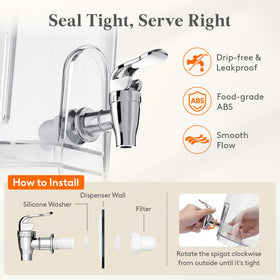 Lifewit ideal for lemonade and iced tea at backyard gatherings