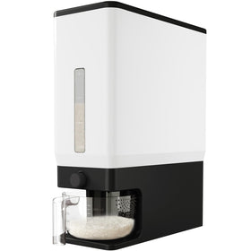 Lifewit Rice Dispenser 25lbs capacity keeps grains fresh and organized