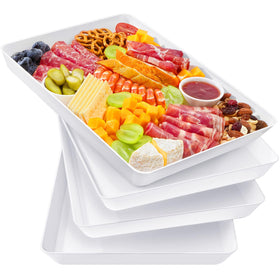 Lifewit four-piece serving tray set for buffet-style gatherings