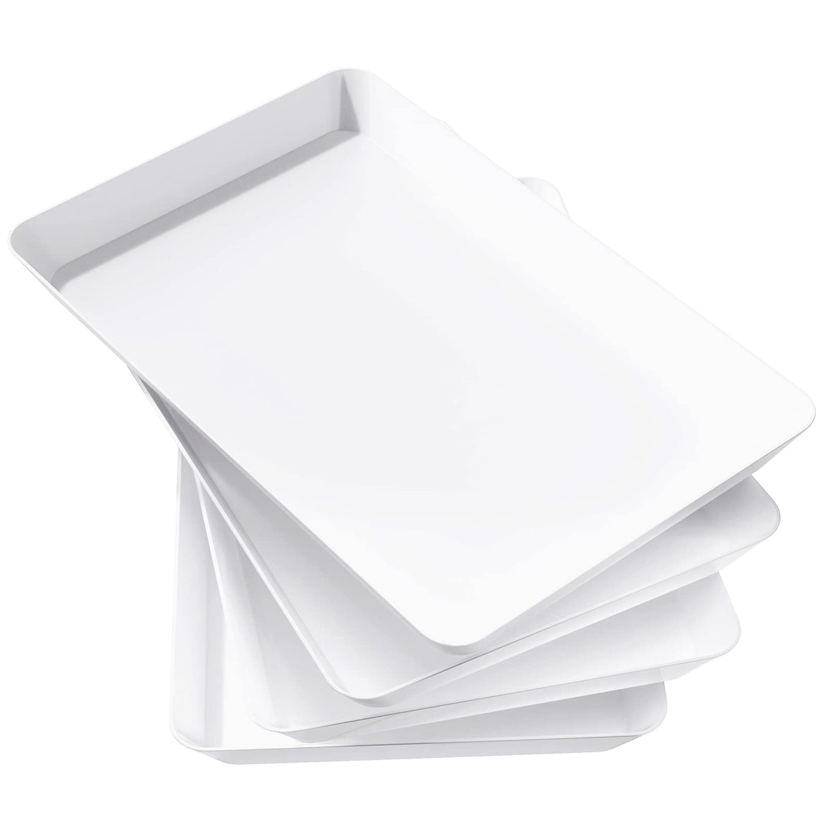 Lifewit white serving tray set for party display and buffet service.