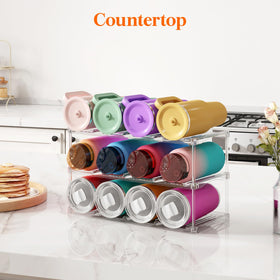 Lifewit shatterproof plastic holder is durable yet lightweight for everyday use