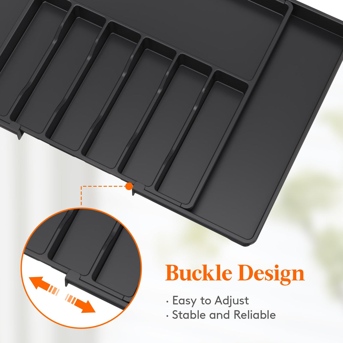 Lifewit groove design offers easy access to each utensil