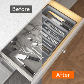 Lifewit BPA-free material ensures safe, durable utensil storage in the drawer.