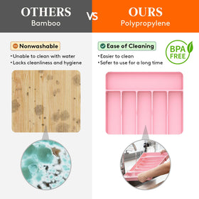 Lifewit BPA-free PP material ensures safe, durable storage
