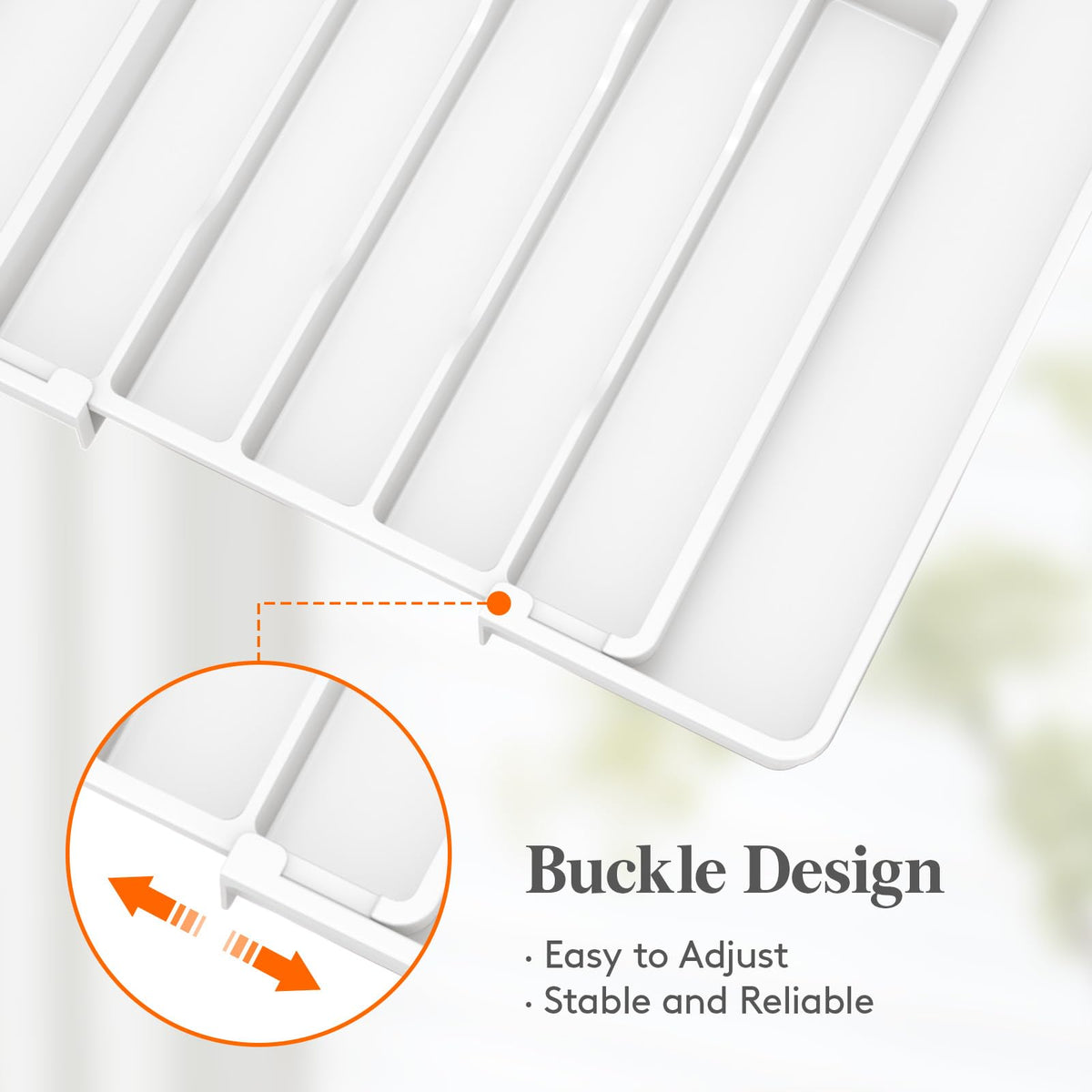 Lifewit BPA-free material emphasizes safe contact with flatware.