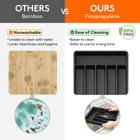 BPA-free Lifewit tray for safe kitchen storage.