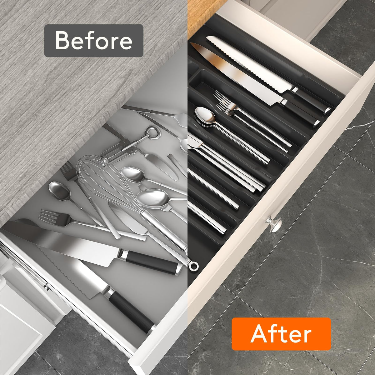 Lifewit buckle design prevents partition shifting during sliding