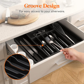 Lifewit drawer setup demonstrates tool-free arrangement in any drawer