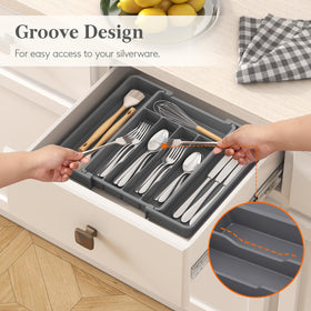 Lifewit easy-clean tray quick rinse after use in kitchen