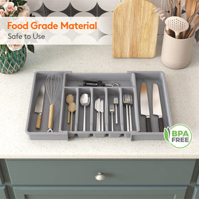 Lifewit edge design makes cleaning and moving the organizer simple between tasks.