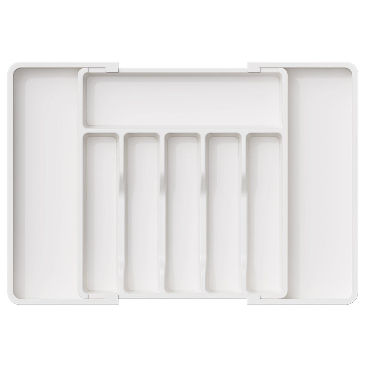 Lifewit silverware drawer organizer folded for small drawers, saves space.