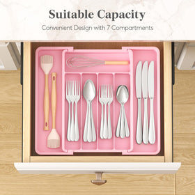 Lifewit organizer in full setup shows seven compartments for easy sorting.