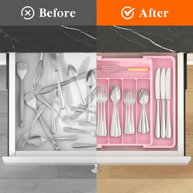 Lifewit example of fully expanded size for larger drawers.