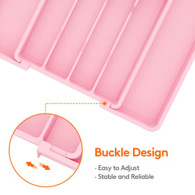 Lifewit seven-compartment tray keeps forks, spoons, and knives organized.